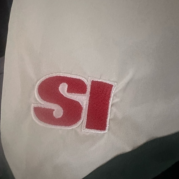 Men’s used Reebok SI Green Bay Packers NFL windbreaker jacket size L large retro - Picture 3 of 7